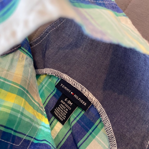 6-9M Tommy Hilfiger Baby Short Overalls - Picture 4 of 4